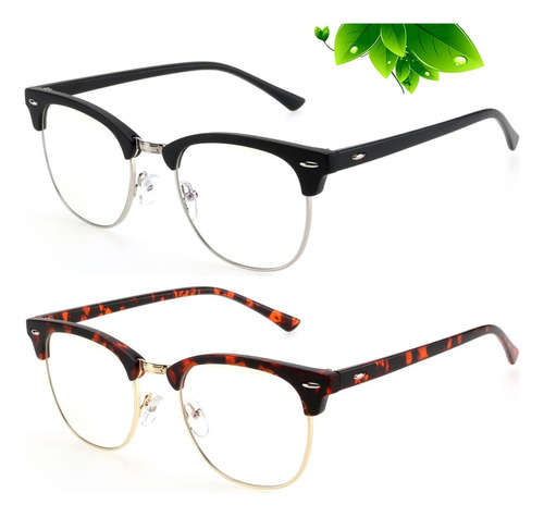 Z 2 Pares De Gafas De Bloqueo De Luz Azul Para Mujeres Y X