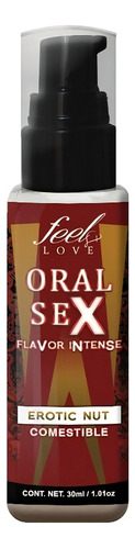 Feel Love lubricante gel sexo oral comestible aumenta placer 30ml 