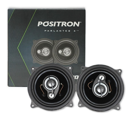 Parlantes Triaxiales 4 Pulgadas Positron 50w 4ohm El Par