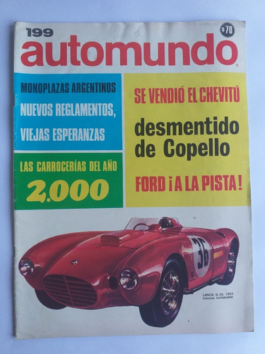 Revista Automundo Nro. 199 - Febrero 1969 *