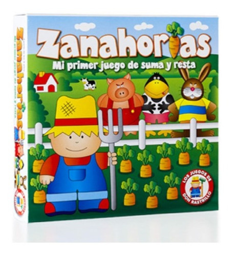 Juego De Mesa Infantil Suma Y Resta Zanahorias Ruibal H462