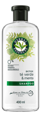Herbal Essences Detox Té Verd 400ml Shampoo + Acondicionador