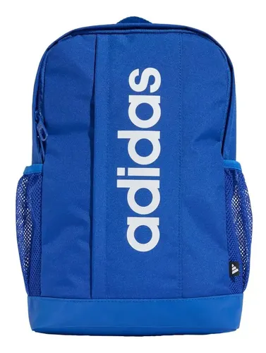 Mochila adidas Linear Para Niños, Color Azul/azul Real/blanco Liso