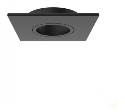 Spot De Embutir Face Plana - Interlight Il0074 - Preto