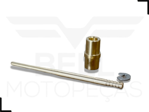 Agulha Pistonete Carburador Biz 100 1998 A 2006 Sede + Trava