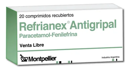 Refrianex Antigripal 6 Mg/500 Mg Comp. Recub., 20 Comprimidos