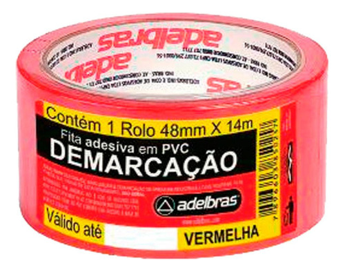 Fita Demarcao Solo Adel.48mmx14mt-vrm