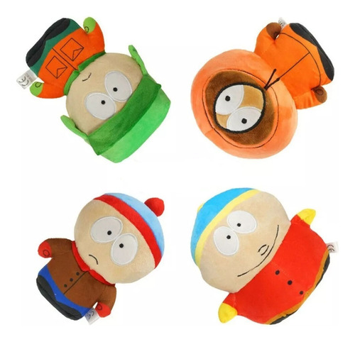 4pcs South Park Muñeco Peluche Juguete Cumpleaño Regalo 18cm