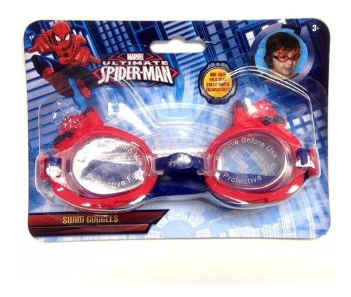 Antiparras Buceo Spiderman Int Sm902sp Original Vulcanita