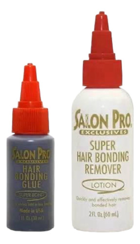 Salon Pro Kit Duo Latex Y Removedor Extensiones De Cabello