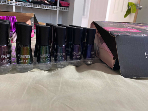 Imagen 2 de 5 de Esmaltes Pinturas De Uñas Tipo Espejo Pack De 2