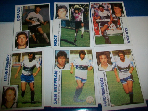 Figuritas Gimnasia Y Esgrima Plata 1993 Precio X 6 No Pegada