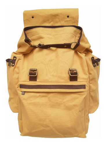 Imagen 5 de 6 de Mochila Fontana Lona Algodón Impermeabilizada 25 L