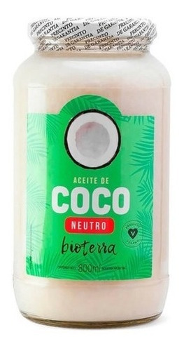 Aceite De Coco Bioterra 800ml