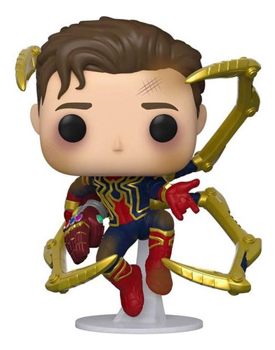 Funko Pop Avengers Endgame - Aranha de Ferro sem máscara