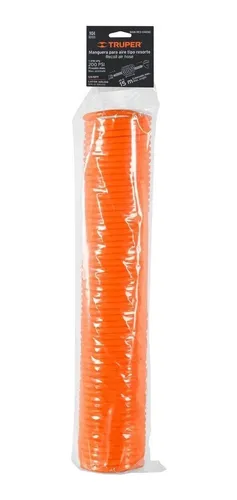 Manguera Para Compresor Tipo Resorte 1/4'' 15 M Truper 19075