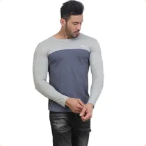 Comprar Blusas Masculinas Manga Longa Algodão Premium Camiseta Moda