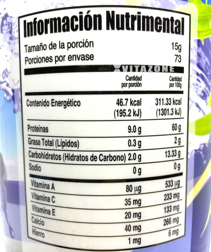 Imagen 4 de 9 de Colágeno Hidrolizado Berry 1.1 Kg Ypenza