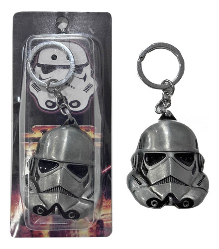 Llavero Star Wars Storm Trooper En Metal Relieve Colección