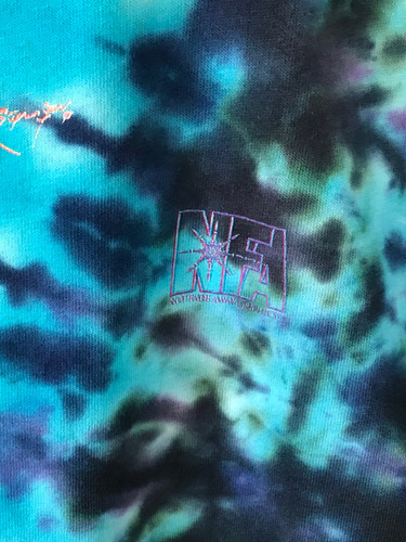 Tie Dye Playera Vintage Dragon Estampado Xl (Usado)