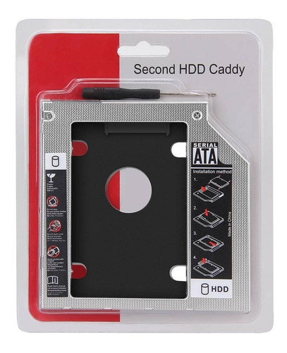 Caddy Para Notebook 12.7mm Sata Disco Duro Ssd