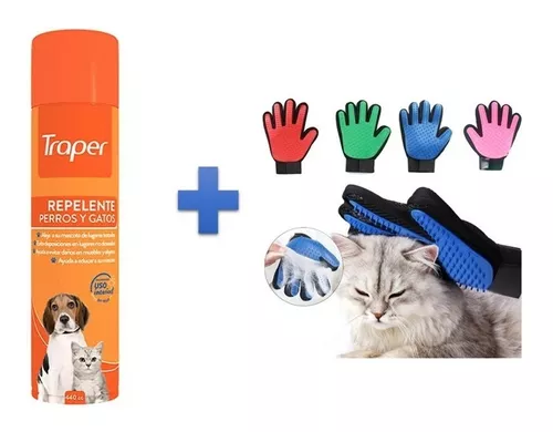Traper Repelente Perros Y Gatos Spray 440cc+cepillo Colores