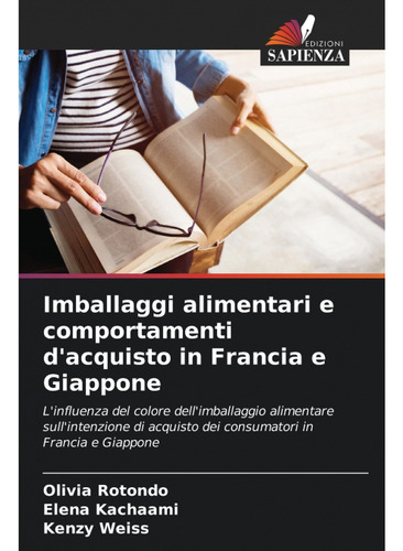 Livro Imballaggi Alimentari E Comportamenti D?acquisto In Fr