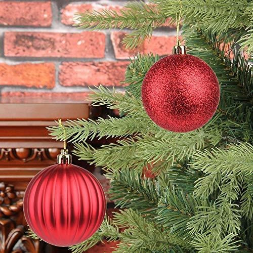 64 Caja de almacenamiento Bauble Navidad árbol de Navidad Decoración organizador Bolas Decor Bolsa 