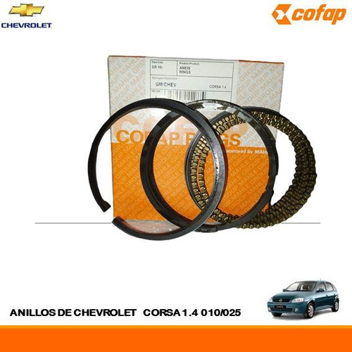 Anillos De Chevrolet Corsa 1,4  025/010