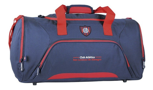 Imagen 1 de 4 de Bolso Deportivo San Lorenzo Oficial 21 Pulgadas
