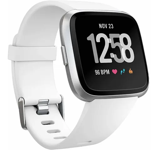 Correa Wepro, Compatible Fitbit Versa 2/lite, Blanco , Small