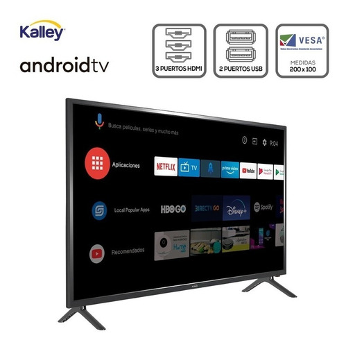 Televisor Kalley 39 Pulgadas Atv39hd Hd Led Smart Tv Android