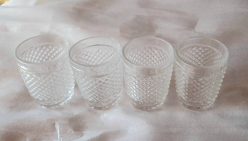 Conjunto 4 Copos Vidro 100ml Aperitivo Transparente