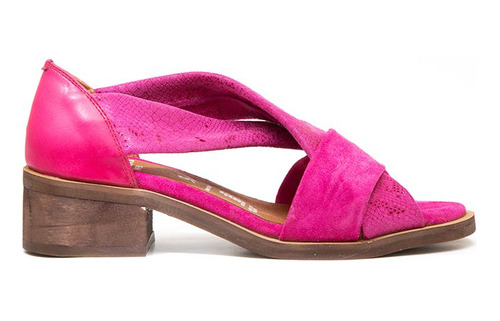 Sandalias De Cuero Tortolita C20 Fucsia Giani Dafirenze