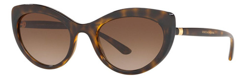 Dolce & Gabbana Dg6124 502/13 Eye Cat Carey Cafe Dorado