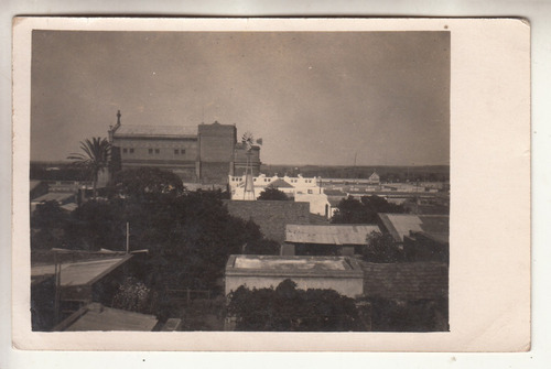 1927 Postal De Rocha Fotografia Real Vista Iglesia Y Ciudad 