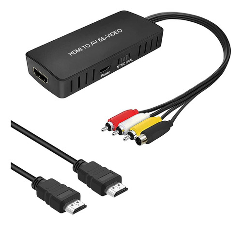 Convertidor De Hdmi A Av Y S-video Convertidor De Hdmi A Aud