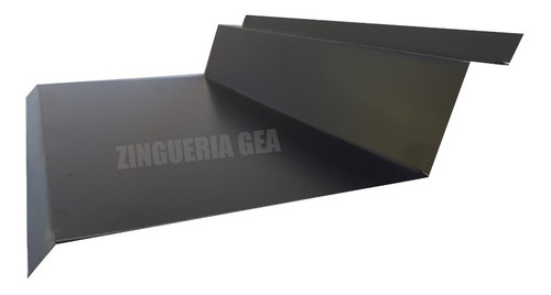 Imagen 1 de 8 de Zingueria Babeta Sobrechapa Negra X 1.22 Mts Techo Chapa