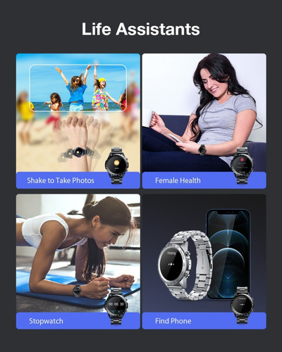 Imagem 8 de 10 de Relógio Smartwatch Blitzwolf Bw-hl4 - Pronta Entrega!