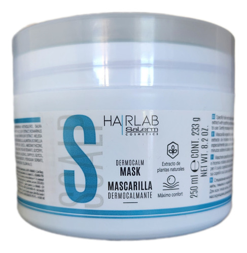 Salerm Hairlab Mascarilla Dermocalmante Maximo Confort 250ml