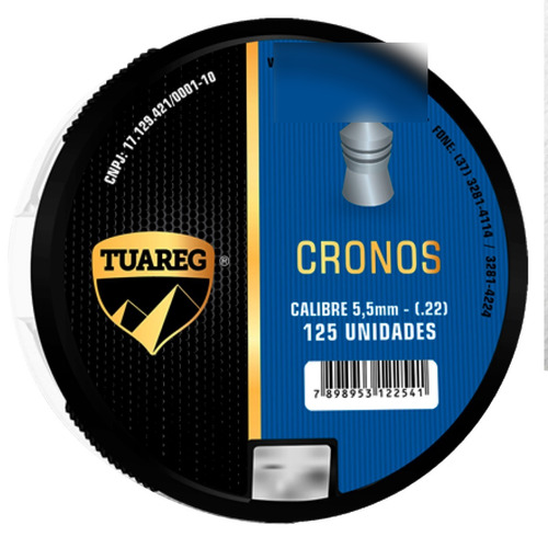 Chumbo Tuareg Cronos 5.5, Peso 17.28 Gr