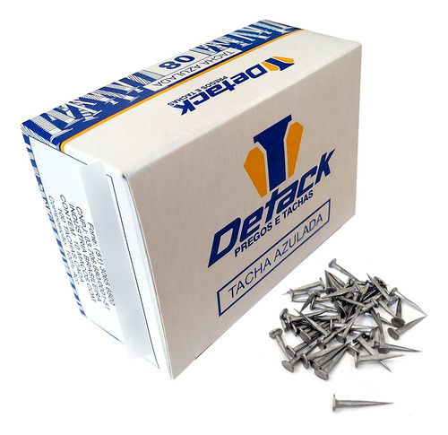 Tachinha Tapeceiro Número 8 Detack 13mm Com 1000 Unidades