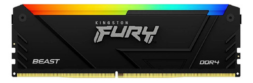 Memoria Ram Kingston Fury Beast Rgb De 8gb Ddr4 3200mhz Dimm