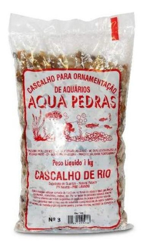 Cascalho De Rio Nº03 - 1kg