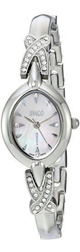 Reloj Casual De Acero Inoxidable Via De Cuarzo Para Mujer Ji