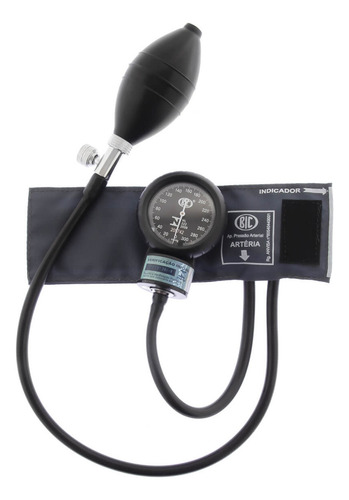 Aparelho De Pressão Recém Nascido Velcro Cinza Ap1901 Bic