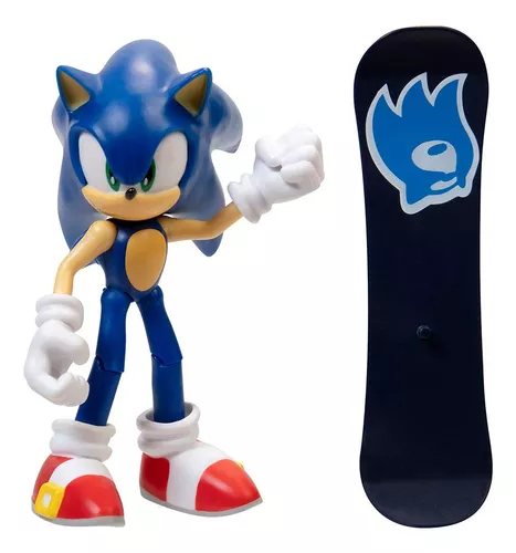 Sonic - Boneco Do Sonic 4.0 Polegadas - Ailos aproxima