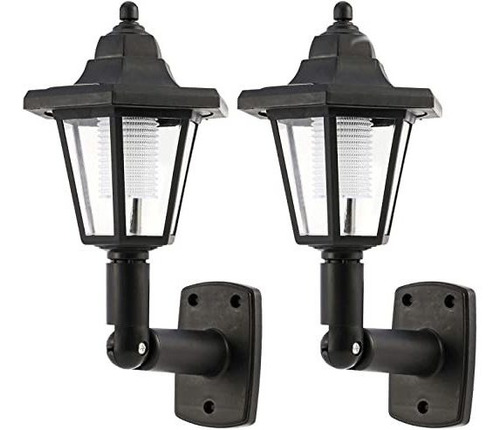 Farol  Solar Mod Retro Hexagonal Uso Exterior. Pack De 2und