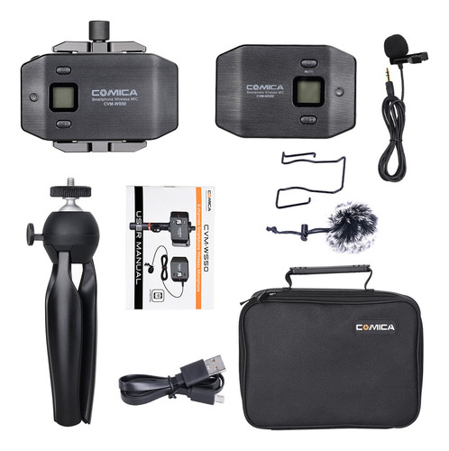 Comica Cvm-ws50 (c) Smartphone Sem Fio Uhf De 6 Canais