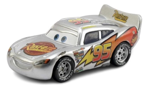 Disney Cars Lightning Mcqueen With Metallic Finish Loose